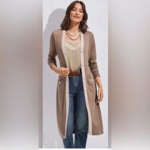 CAbi Genteel Cardigan and cami